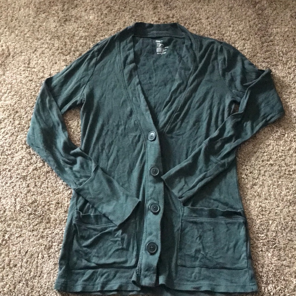 Teal Gap cardigan EUC Small